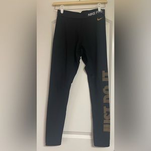 Women’s Nike Dri-Fit Black Leggings Size Large
